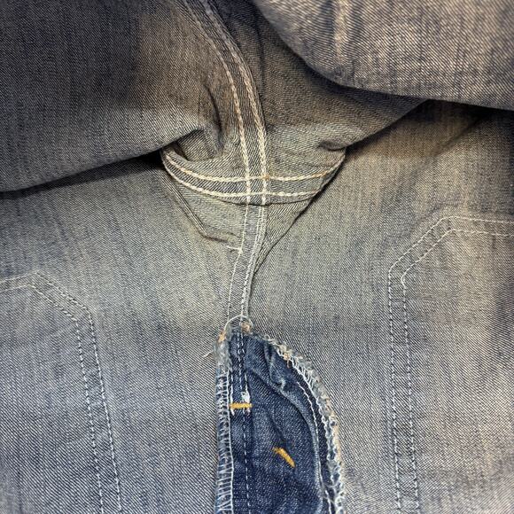 Levi Strauss Signature Jeans Women's 8 Blue Carpi Patch Pockets Y2K Preppy EUC - Picture 6 of 11